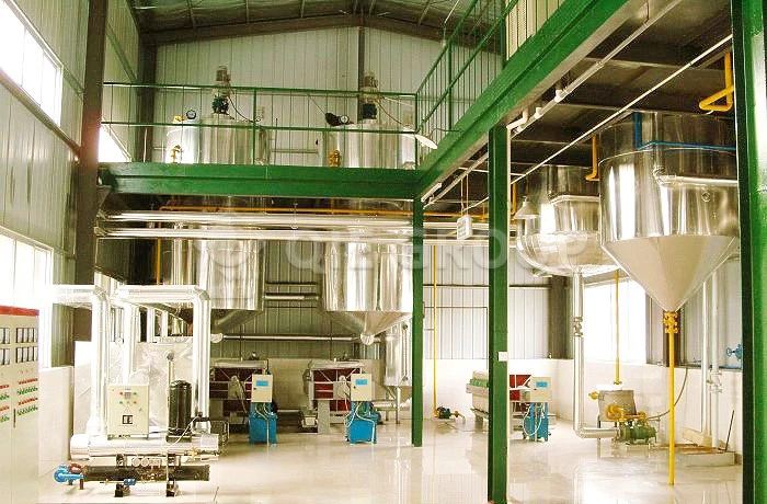 Rapeseed oil refinery