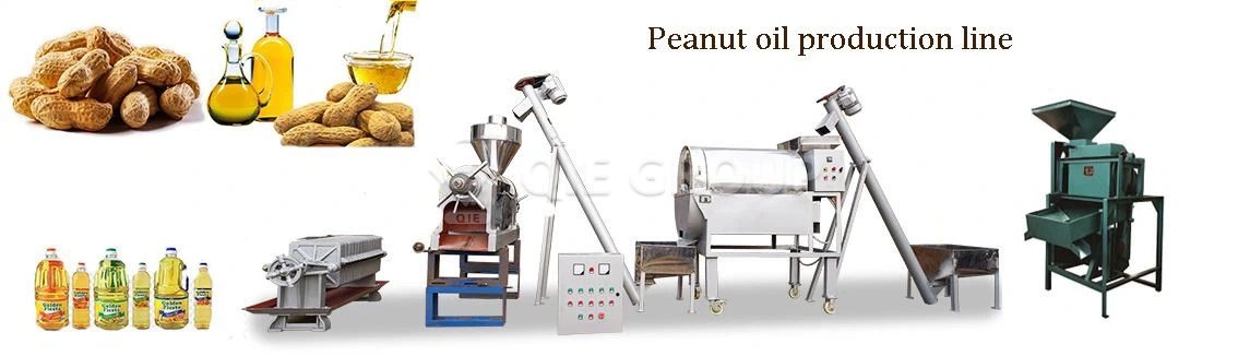 Peanut oil production line