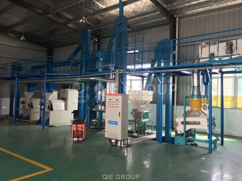 Rice bran pretreatment equipment