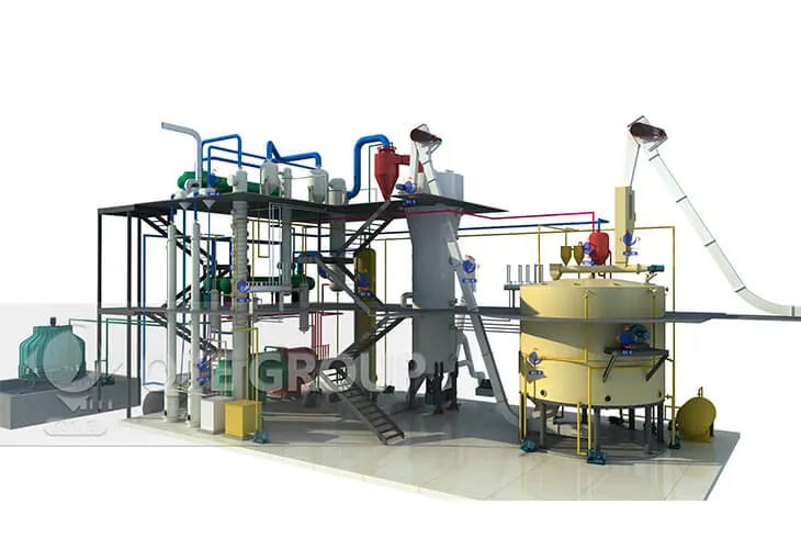 Linseed oil pressing and solvent extraction equipment