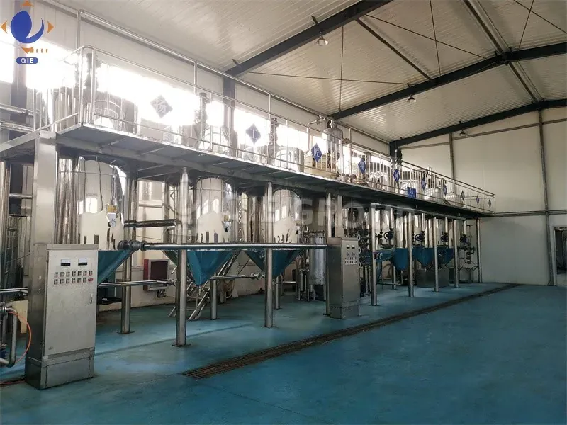 Sunflower oil refining equipment