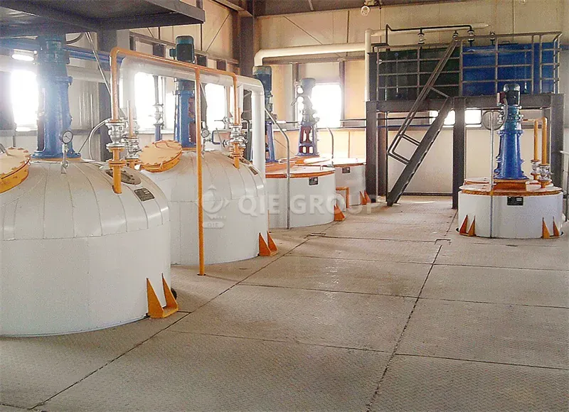 Palm oil semi-continuous refining equipment