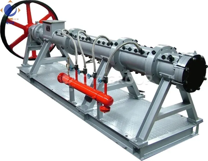 Oilseed puffing machine