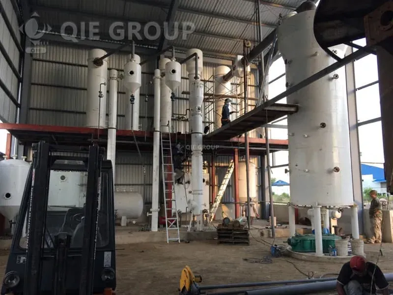 Edible oil solvent extraction plant
