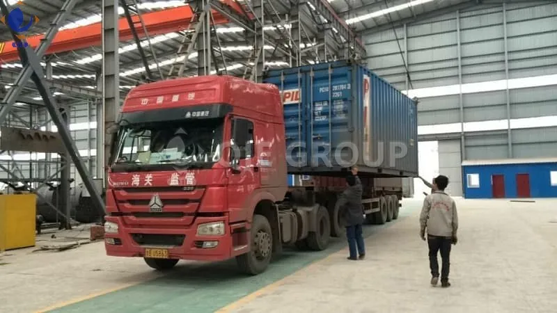 Palm kernel equipment loading