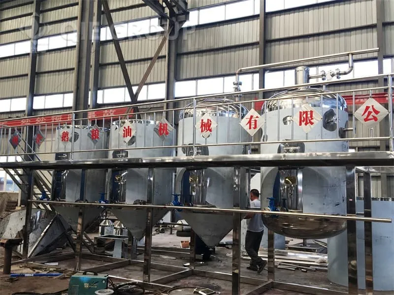 5 tons per day sunflower oil refining equipment