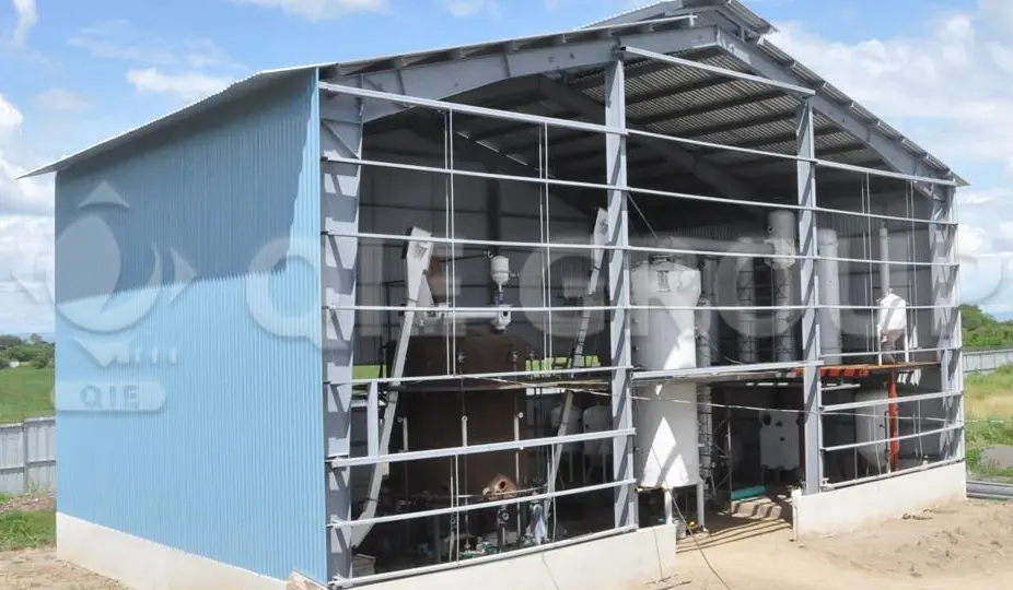 Atelier de transformation d'huiles alimentaires