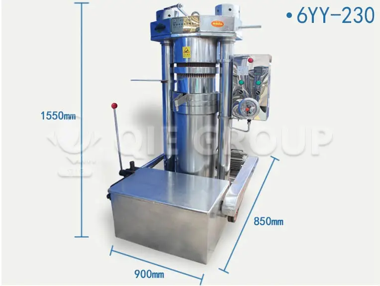 Structure de presse à huile hydraulique 6yy-230
