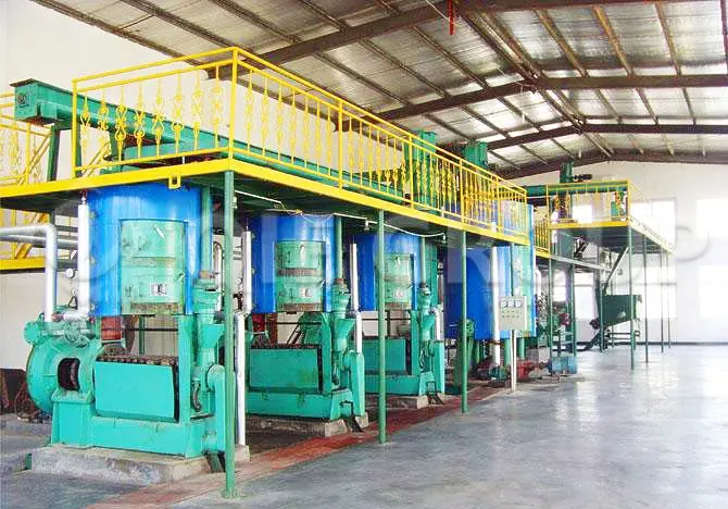 Screw press fully automatic sunflower seed oil pressing equipment