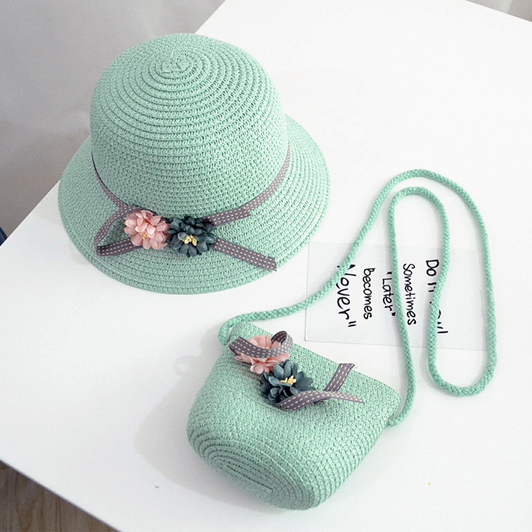 Adjustable Size Wheat Straw Sun Hat