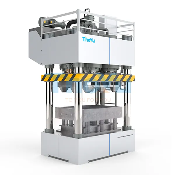 Single mould pressed wood pallet machine