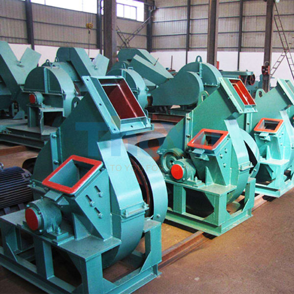 Comparative performance graph of high-pressure and low-pressure motors in wood chipper applications