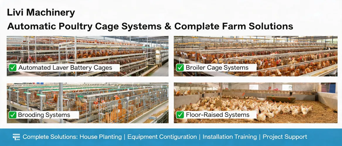 Livi Machinery Automatic Poultry Cage Systems & Complete Farm Solutions