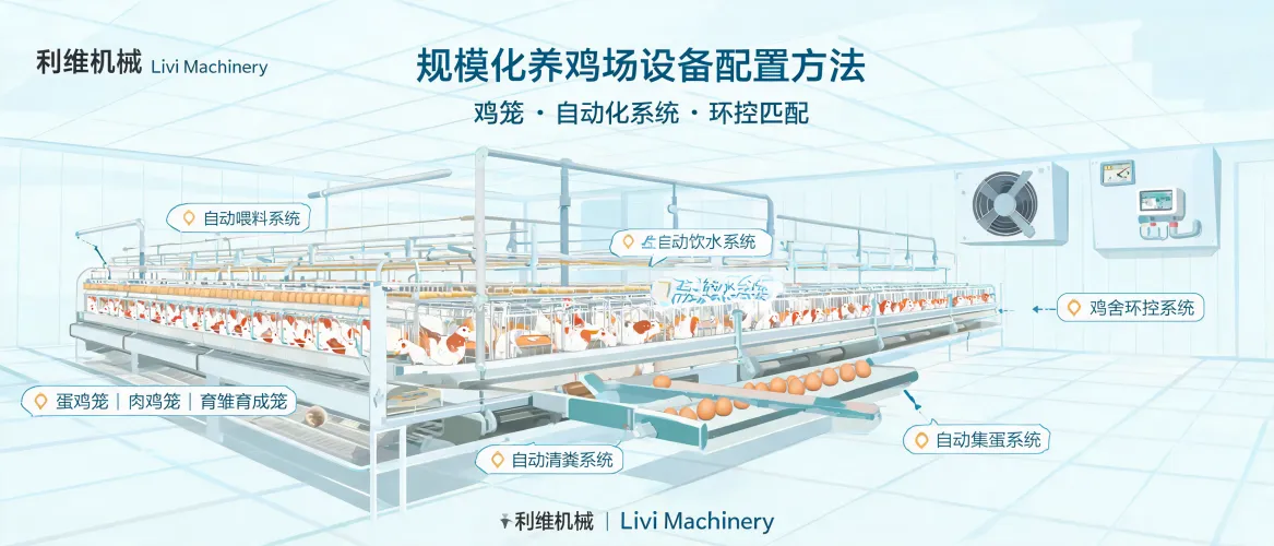How to Configure Equipment for a Large-Scale Poultry Farm | Livi Machinery