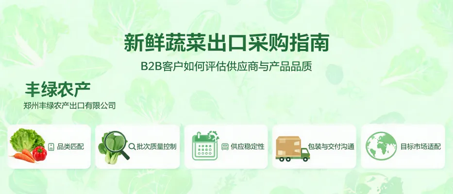 Fresh Vegetables Export Procurement Guide — Zhengzhou Fenglu Agricultural Export Co., Ltd.