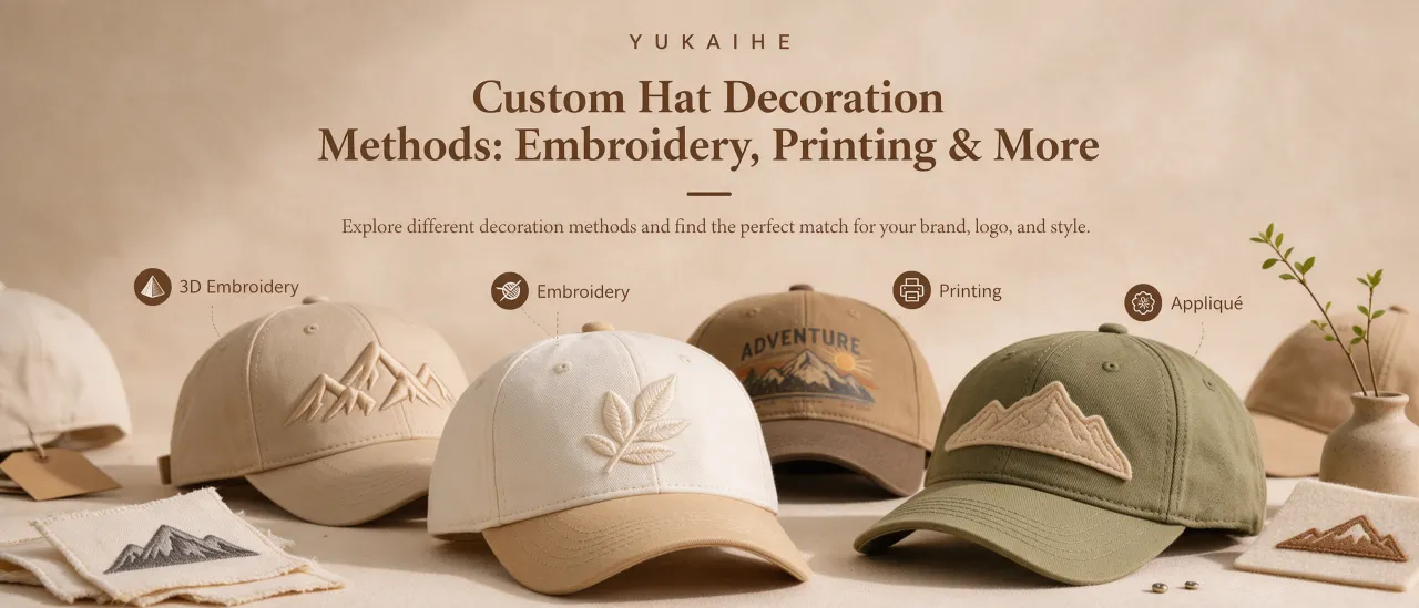 What Customization Methods Are Available for Custom Hats?