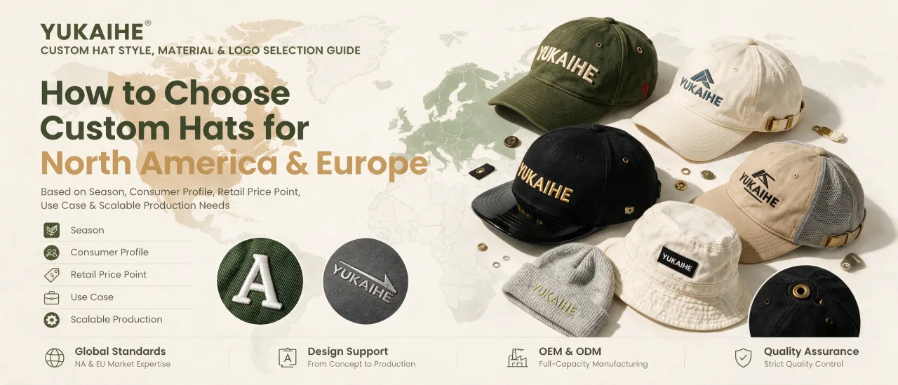 How to Select Custom Hat Styles, Fabrics and Logo Techniques for Your Market