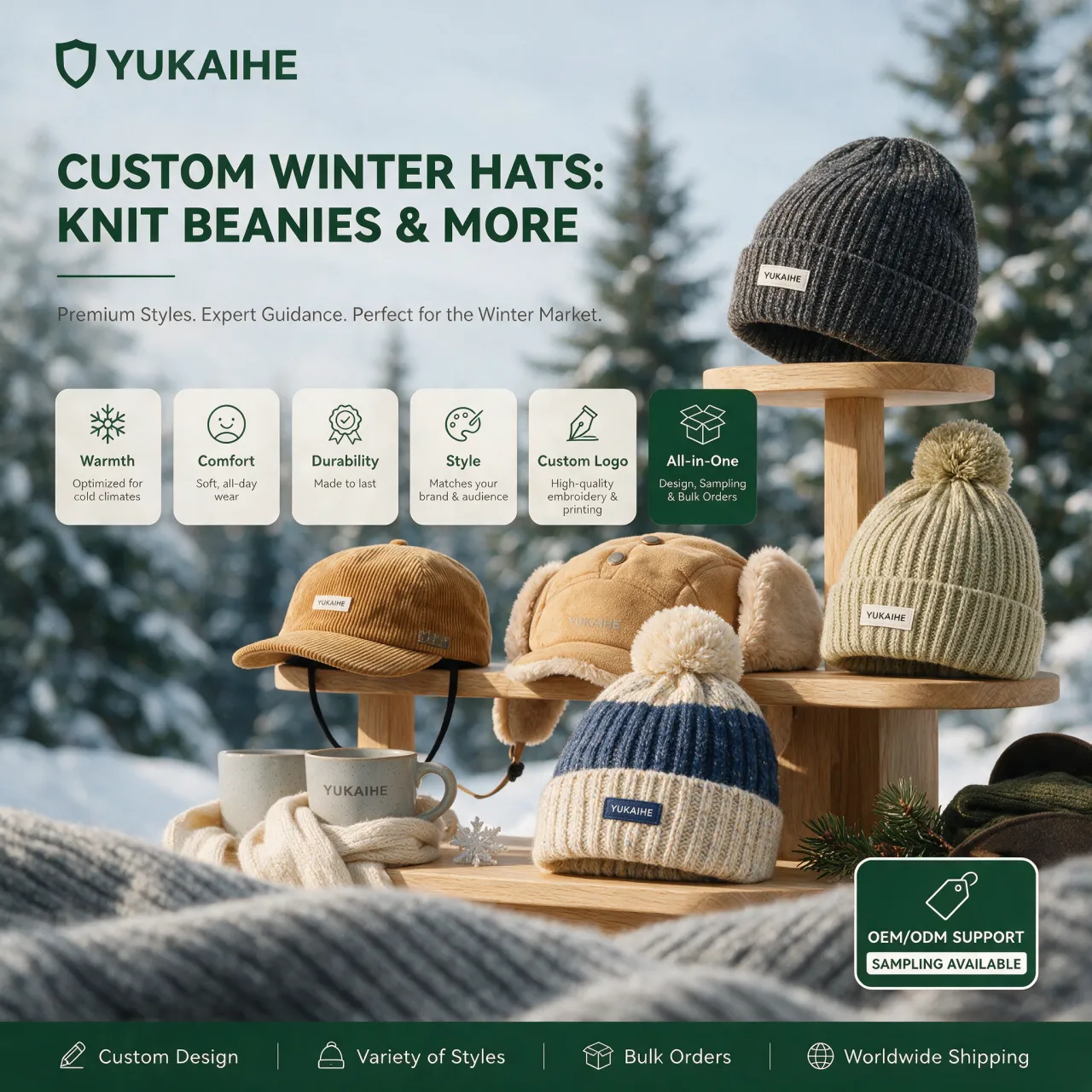How to Choose the Right Custom Winter Hat Style for Your Brand