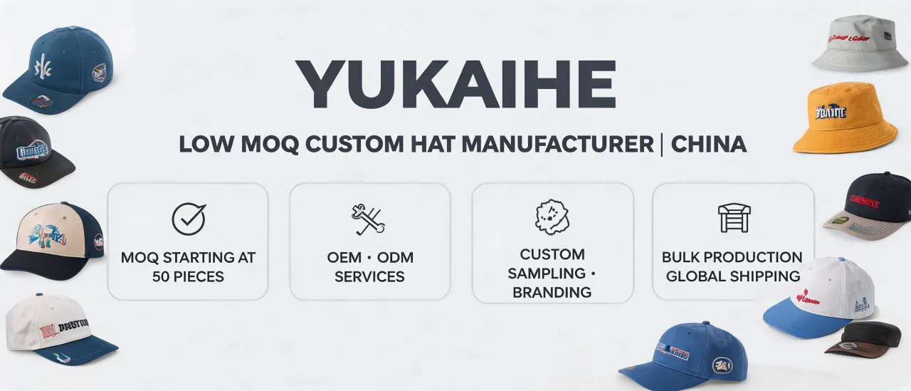 Low MOQ Custom Hat Manufacturing in China for OEM and ODM Brands