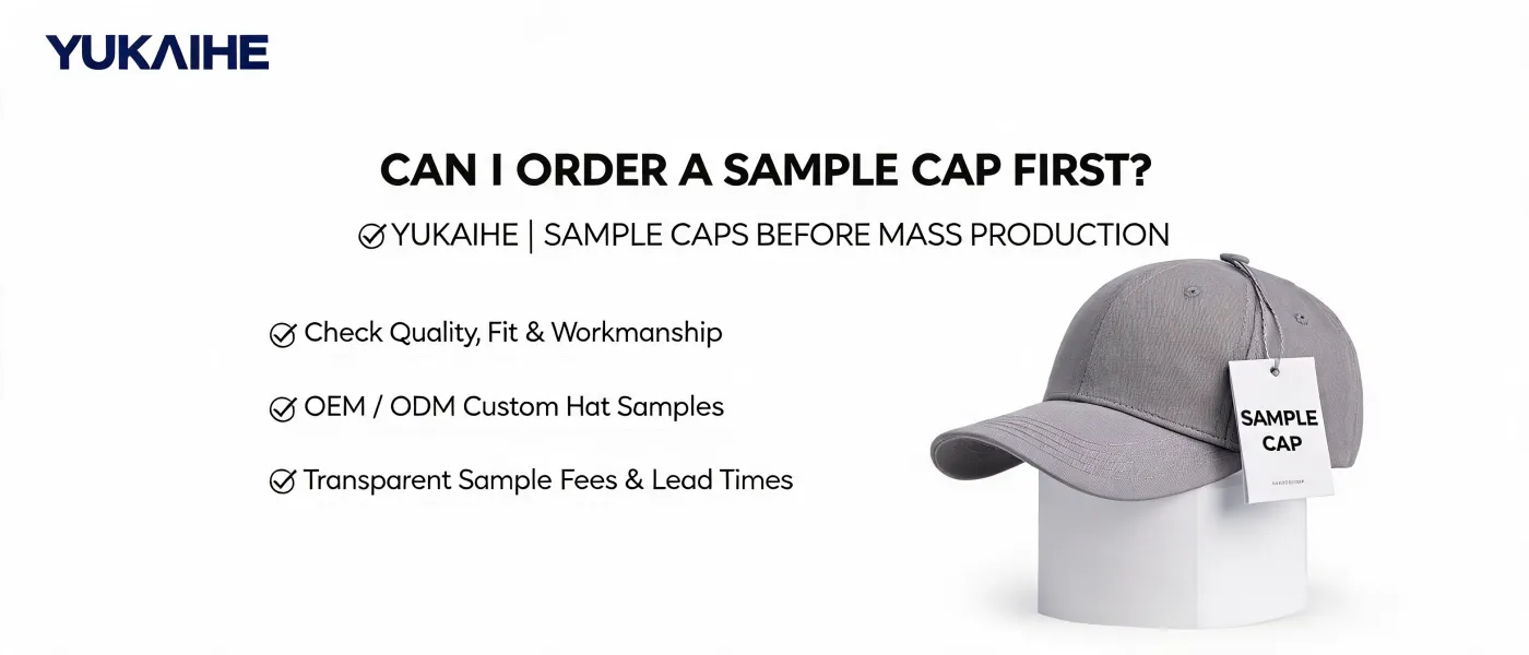 Puis-je commander un échantillon de casquette avant la production en série ?