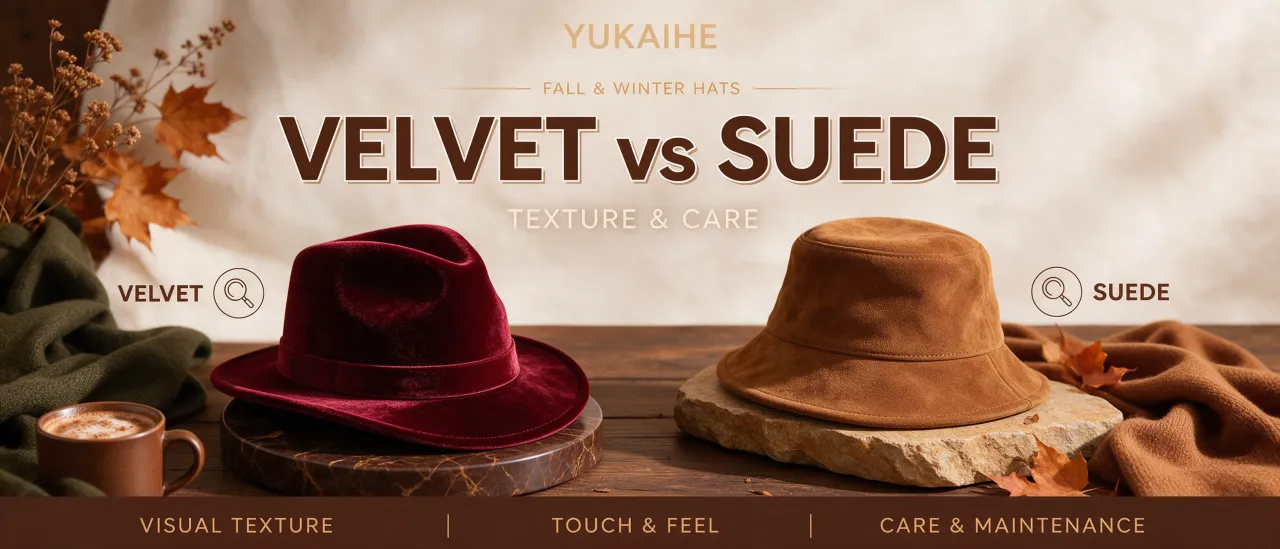 Velvet vs. Suede for Fall and Winter Hats: How Do Texture and Care Differ?