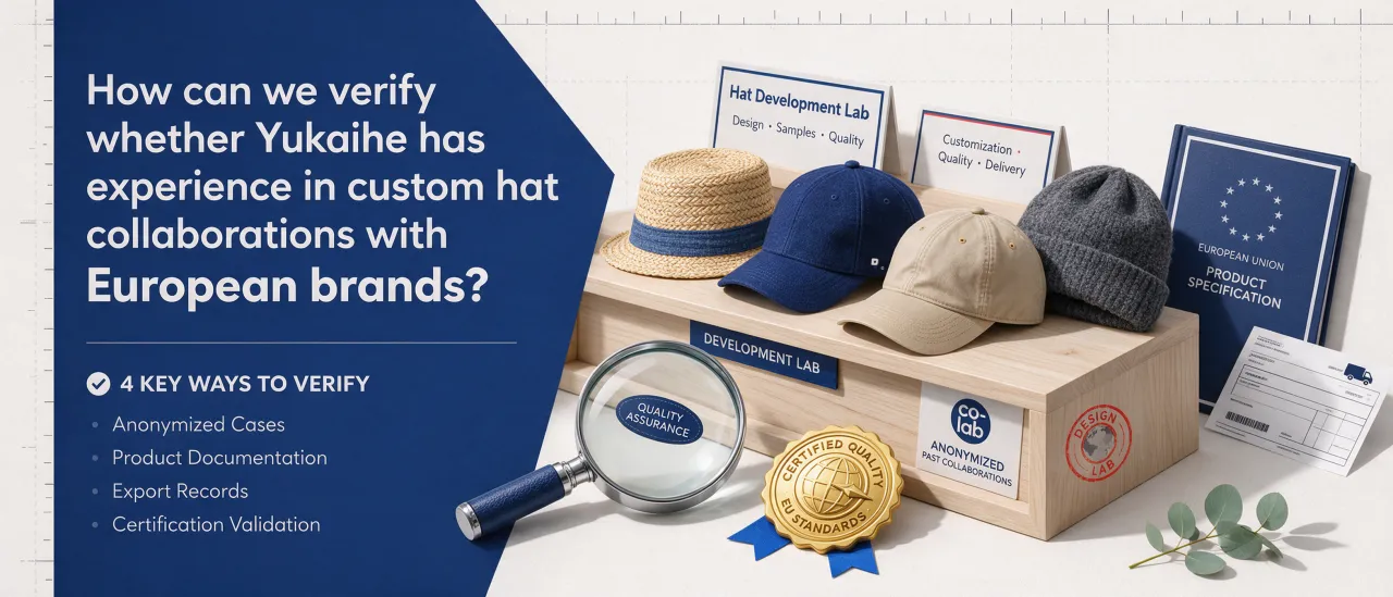 How to Verify Yukaihe’s Experience with European Custom Hat Brands