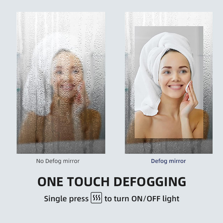 Kidoir mirror anti-fog function demonstration