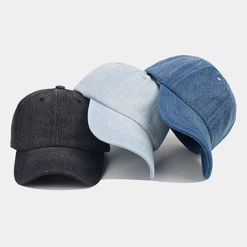 Cap with curved brim