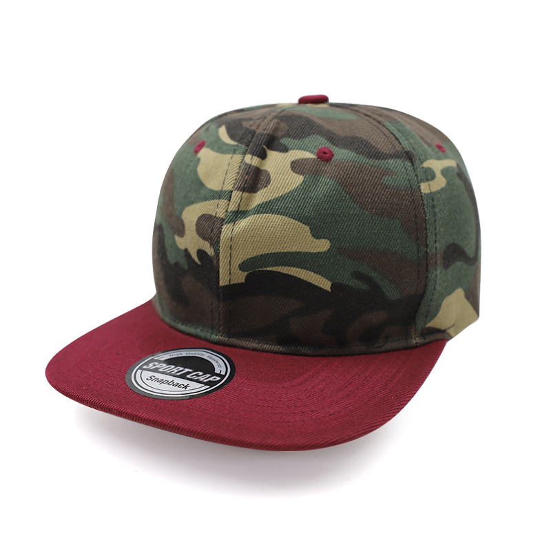 Custom embroidered flat - brimmed hat with logo