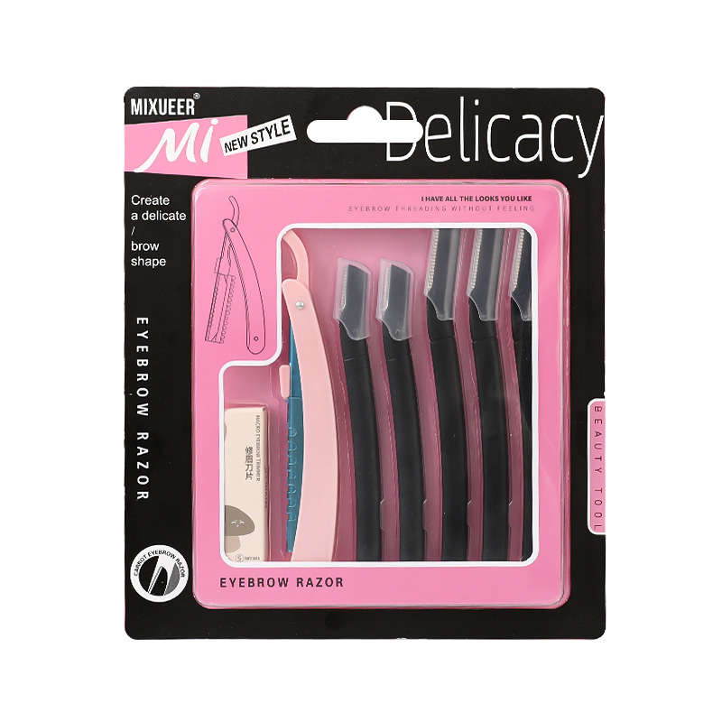 Using the Pink Card Eyebrow Trimming Set