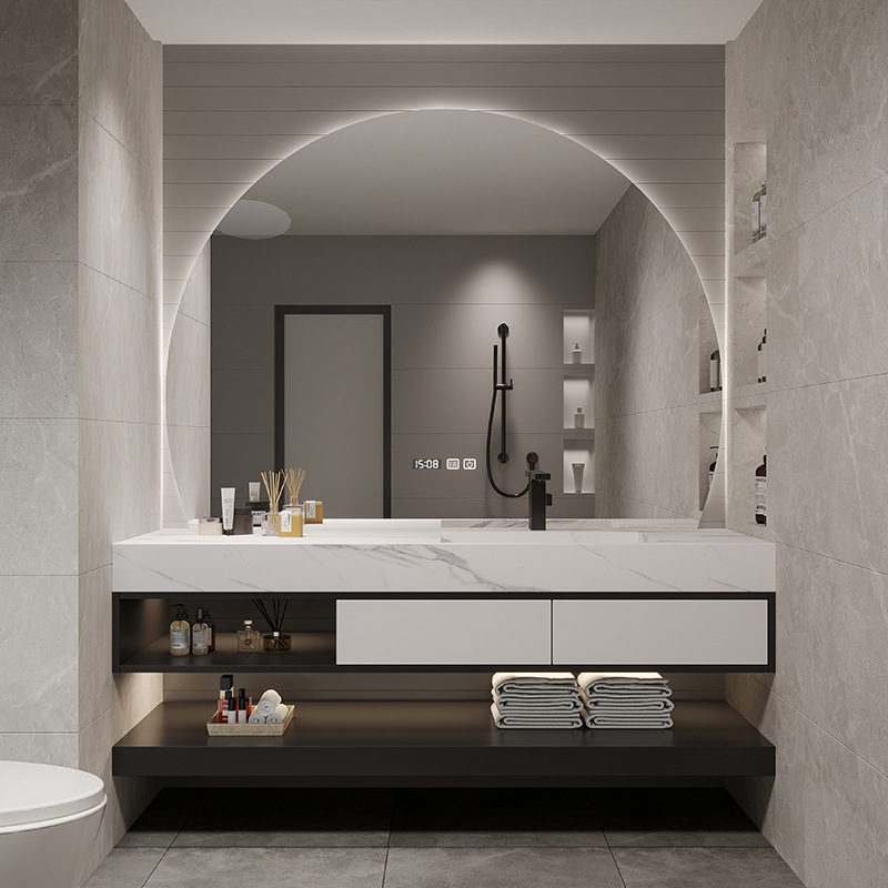 Brass Digital Waterfall Rainfall Shower System-22