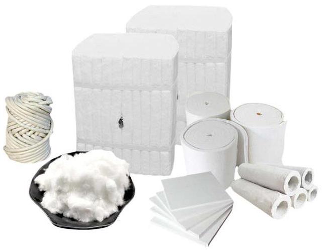 Papel cerámico utilizado como material refractario en sistemas industriales.
