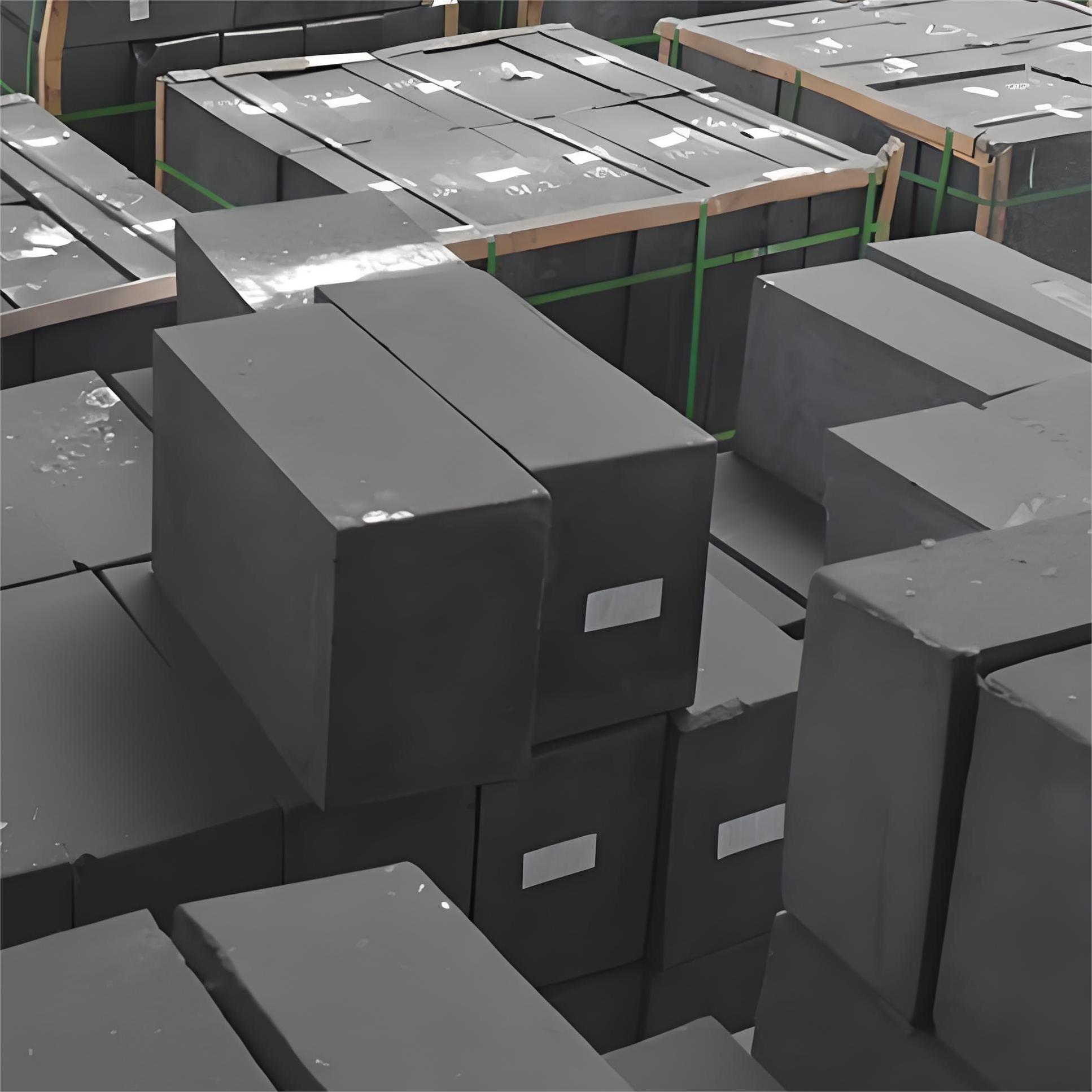 Graphite blocks applied within industrial high temperature equipment
