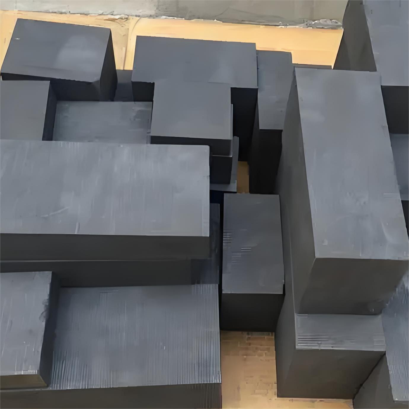 High-quality graphite blocks used in high-temperature industrial equipment