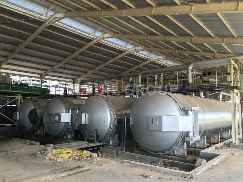 Palm oil processing plant project site