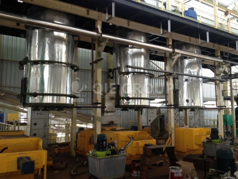 Palm oil processing plant equipment installation