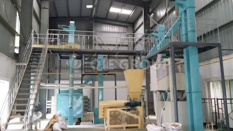 Rice bran oil processing plant installation process