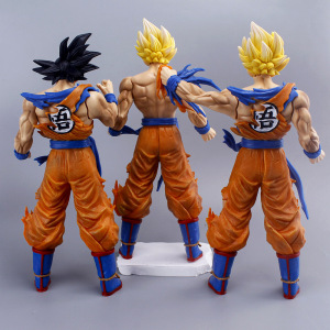 日本动漫DBZ超级赛亚人悟空手办