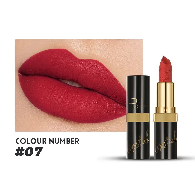 Customized logo waterproof long-lasting plant-based velvet matte lipstick